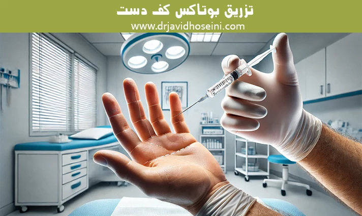 تزریق بوتاکس کف دست