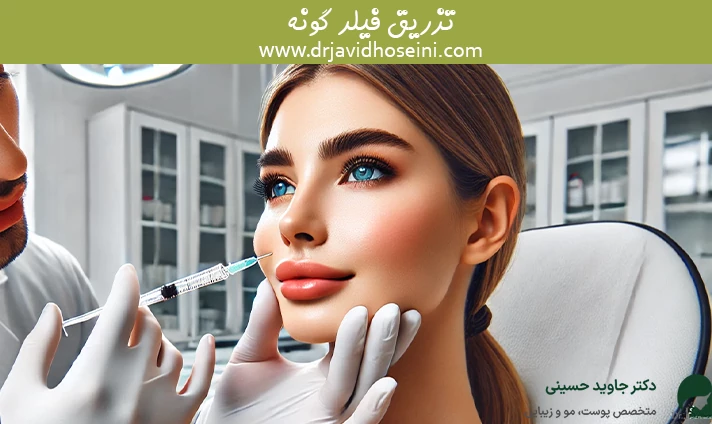 تزریق فیلر گونه
