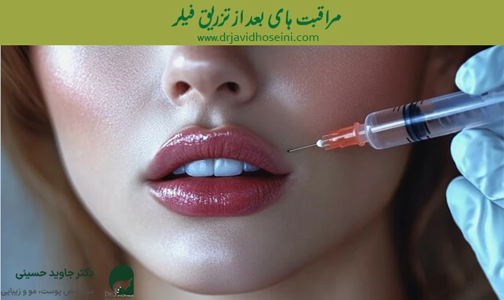 مراقبت های بعد تزریق فیلر